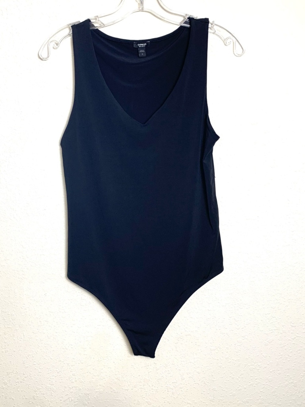 Express Black Body Contour Sleeveless Bodysuit Medium